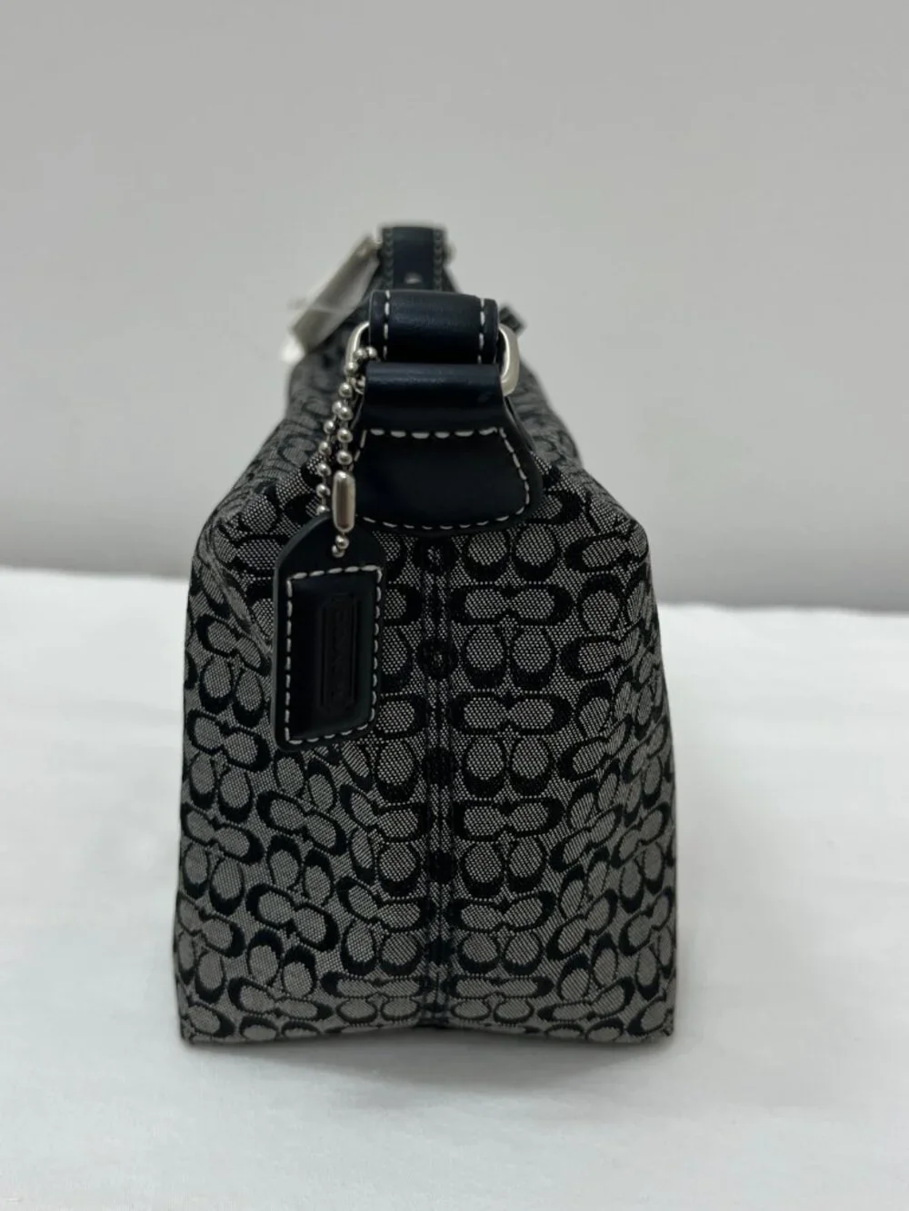Coach Black Demi Pouch Bag Excellent Condition with Tags